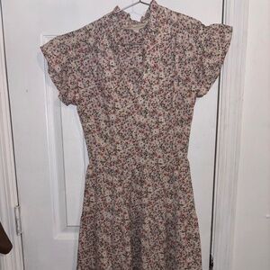 Monteau Los Angles Pink Floral Sundress size small